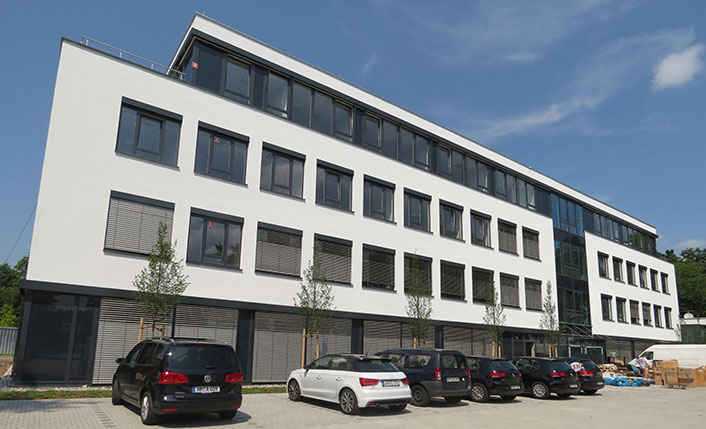 Bürogebäude im Nordostpark Nürnberg